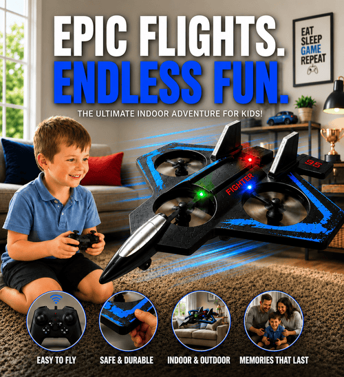 StarFighter™ RC Jet – Ultimate Indoor Flight Experience!