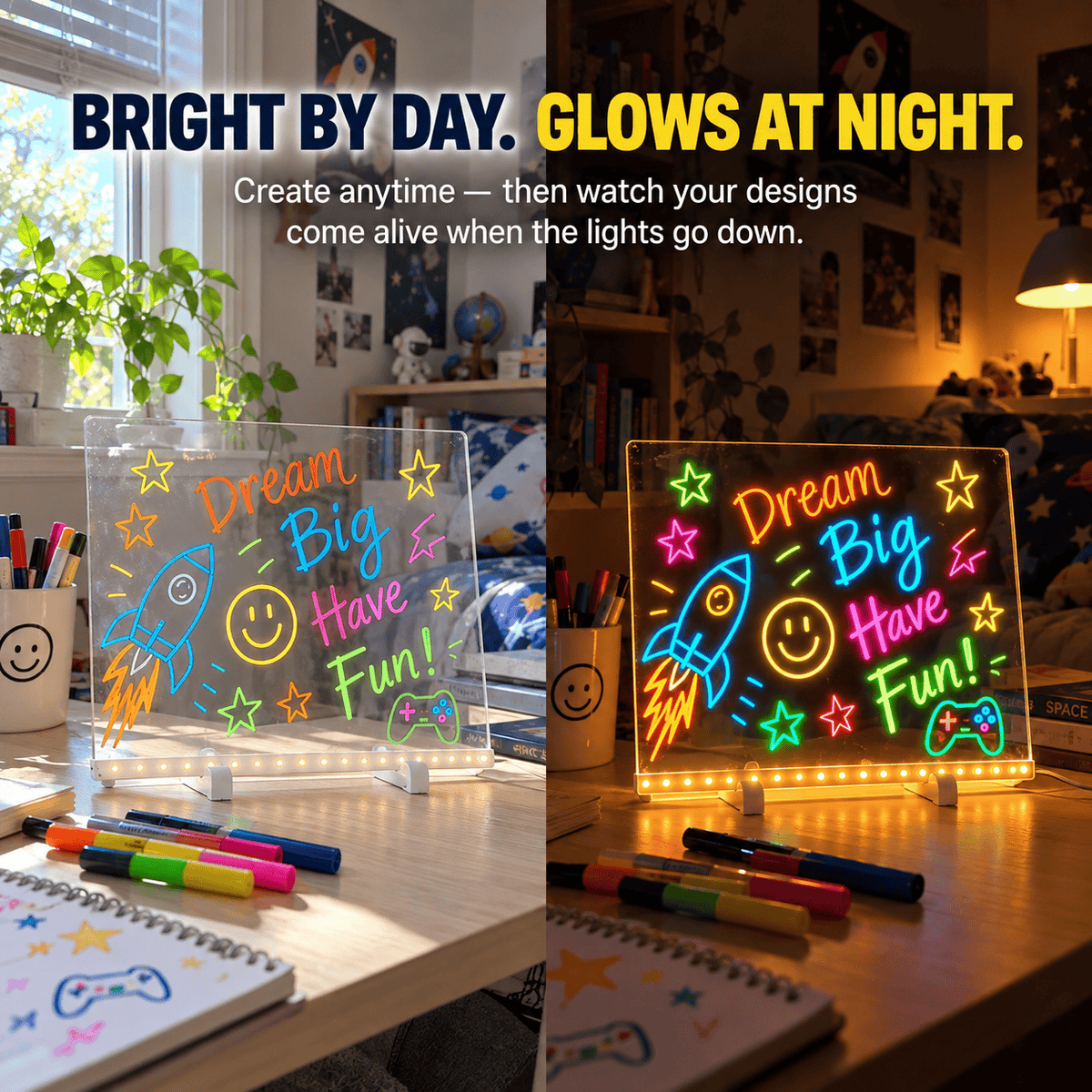 GlowSketch™ – LED Drawing & Message Board
