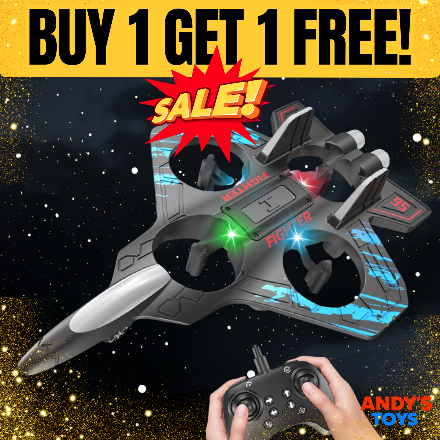 StarFighter™ RC Jet – Ultimate Indoor Flight Experience!